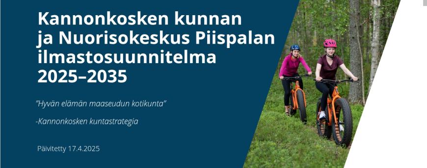 Kannonkosken kunnan ja Piispalan ilmastosuunnitelma