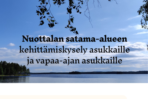 Kysely Nuottalan satama-alueen kehittämisestä