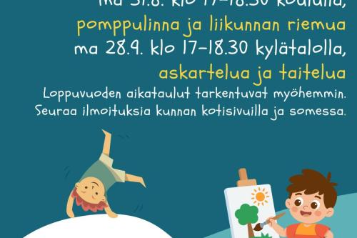 Yhteiset iltaleikkitreffit