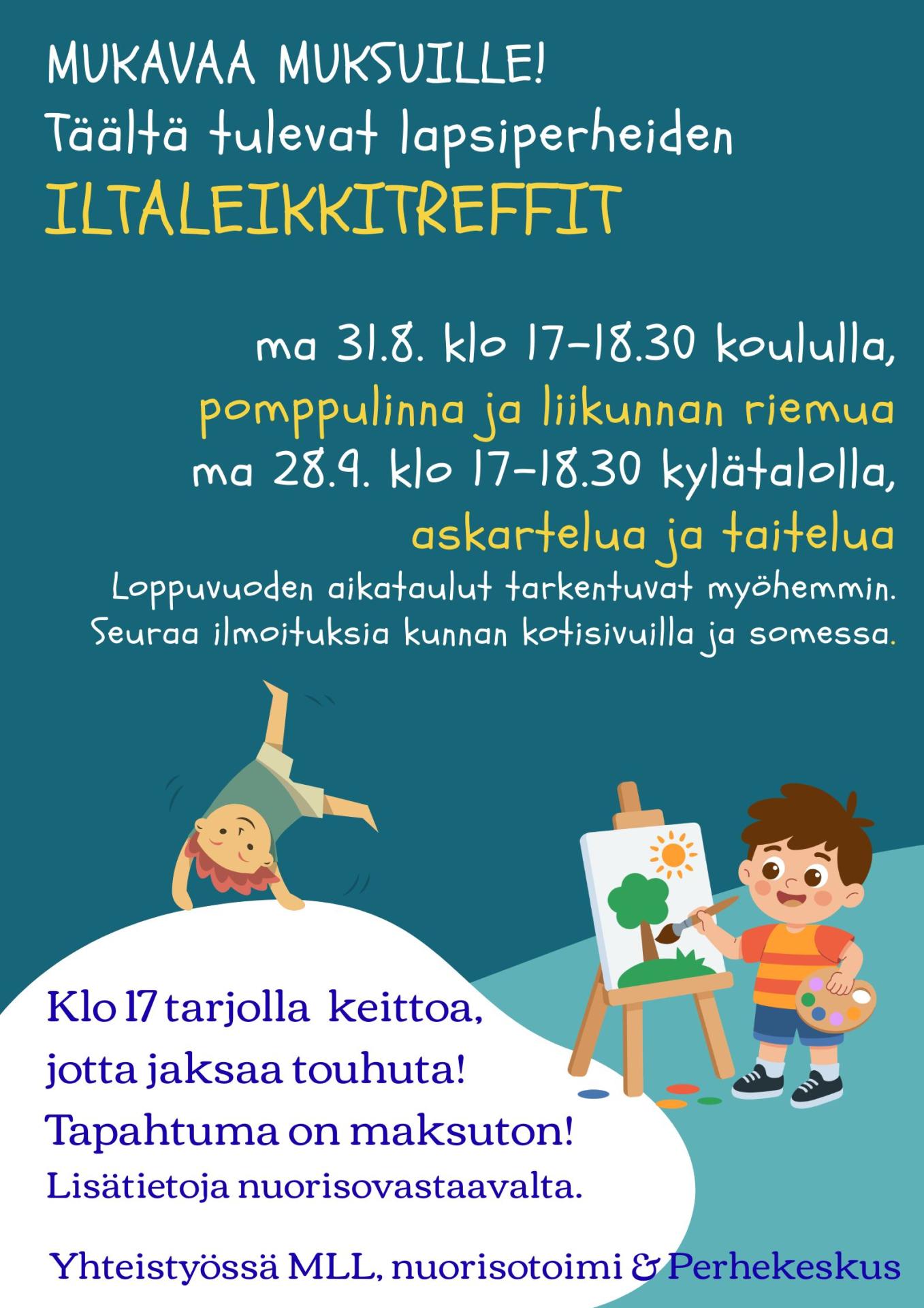 Yhteiset iltaleikkitreffit